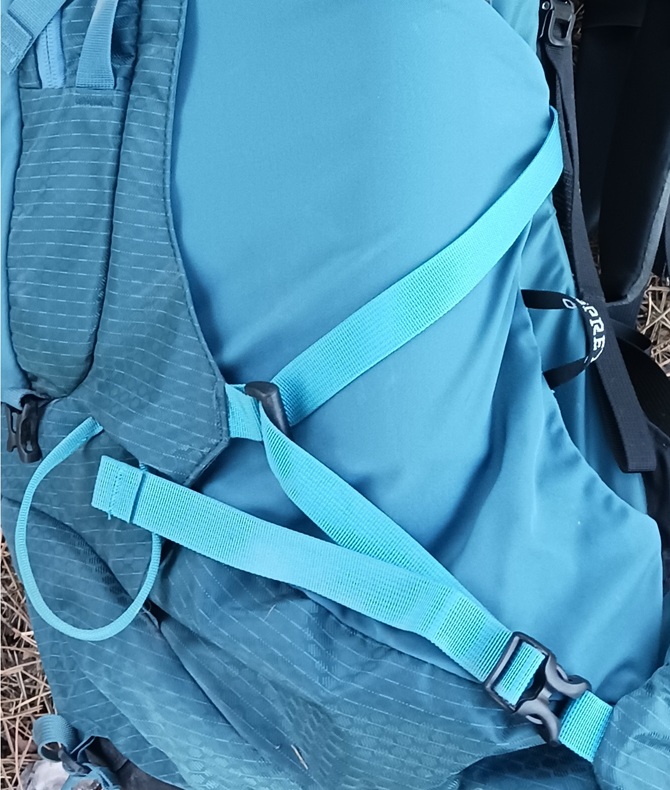 Learn about Backpacks for Backpacking Backpack Diagonal Side Compression Strap - Osprey Atmos AG 65