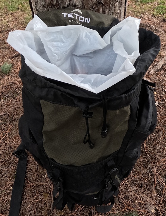 Learn about Backpacks for Backpacking Backpack Lined with Trash Compactor Bag