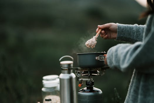 Learn about Backpacking Stoves Cooking on Backpacking Stove