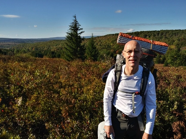Me backpacking at Dolly Sods, West Virginia