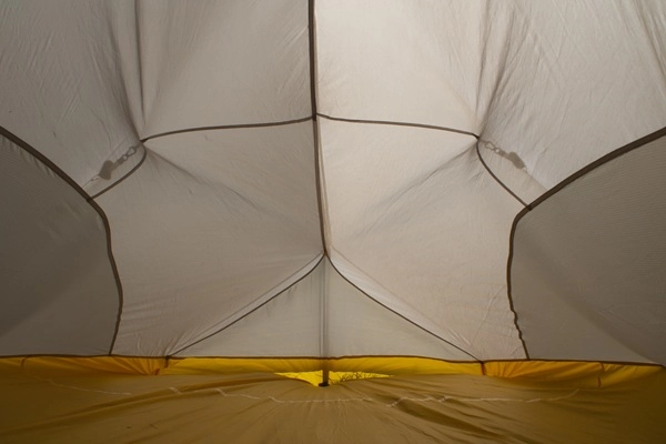 Double-wall tent, inside