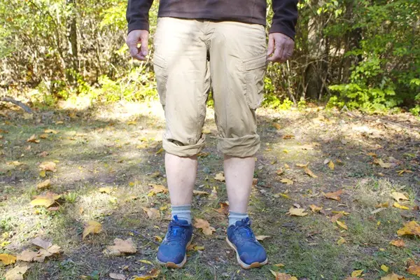 Beginner's Guide to Pants and Shirts for Backpacking roll-up pants